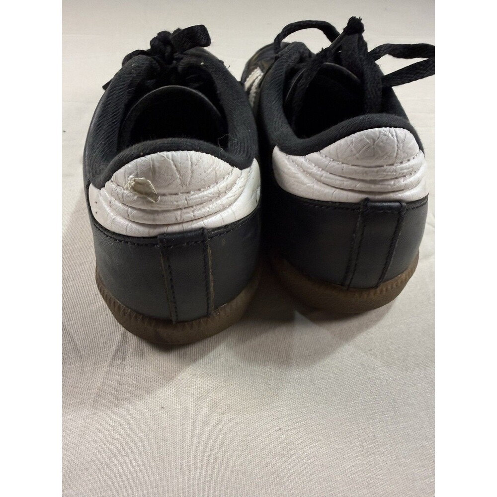 Adidas Samba Classic Low Boys’ Size 2.5 – Black White – Indoor Soccer Shoes - Picture 2 of 9